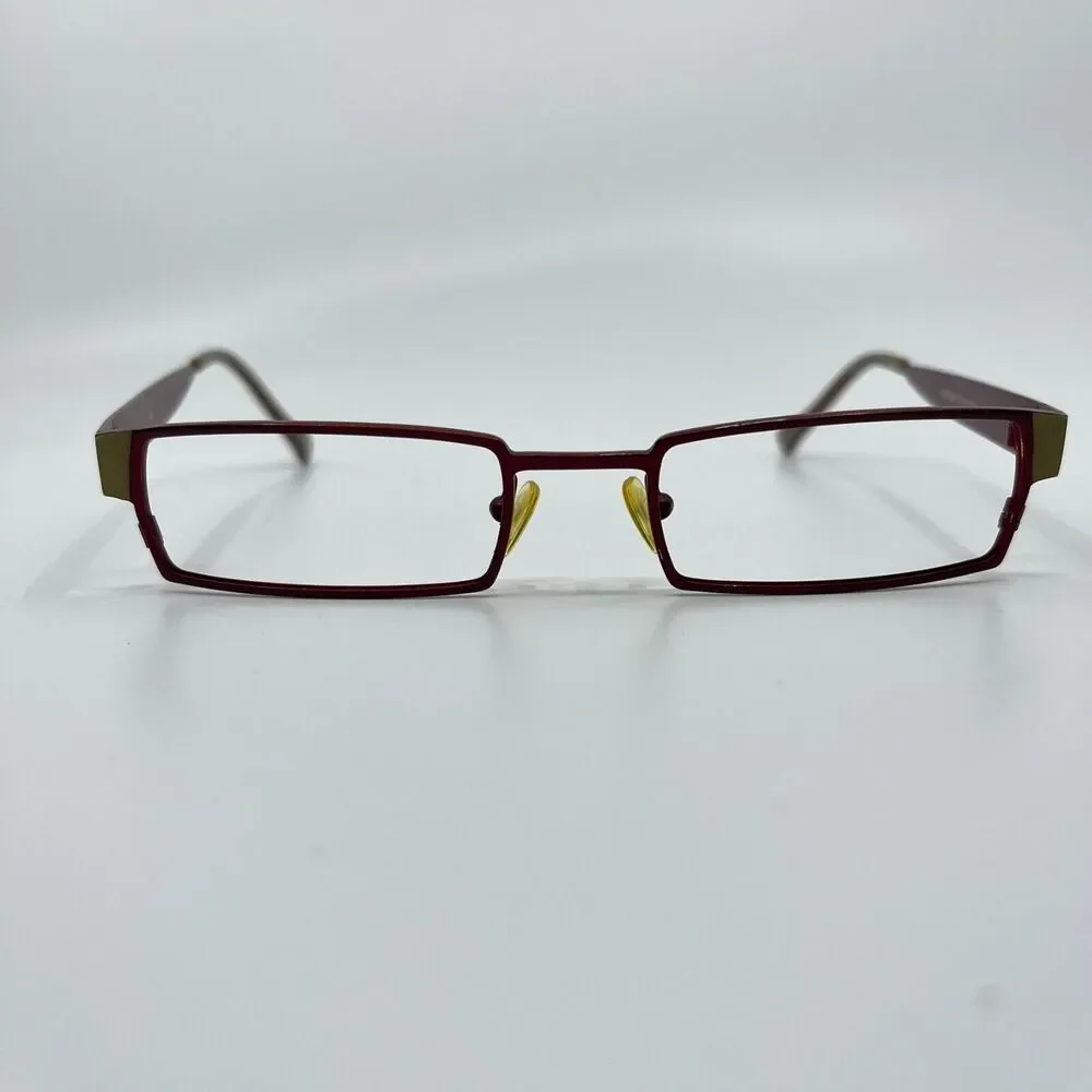 OGI Evolution Eyeglasses Frames‎ Red Japan Mod.3056 50-19-135 H6792